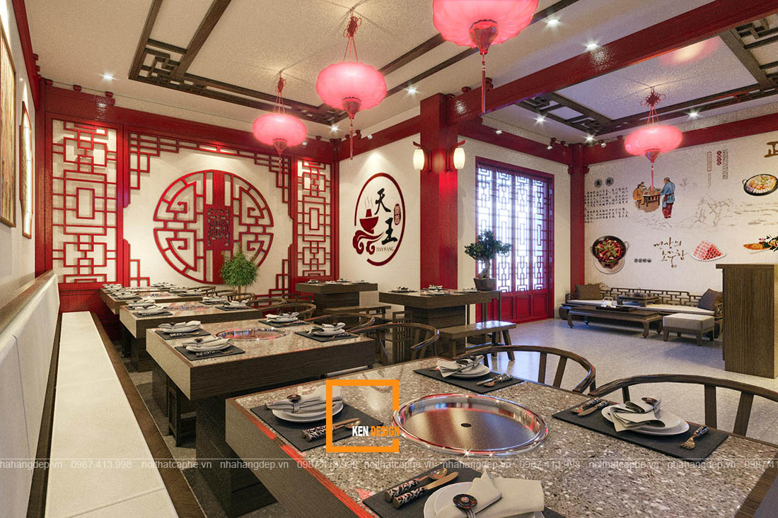 Thiết kế nhà hàng Trung Hoa 