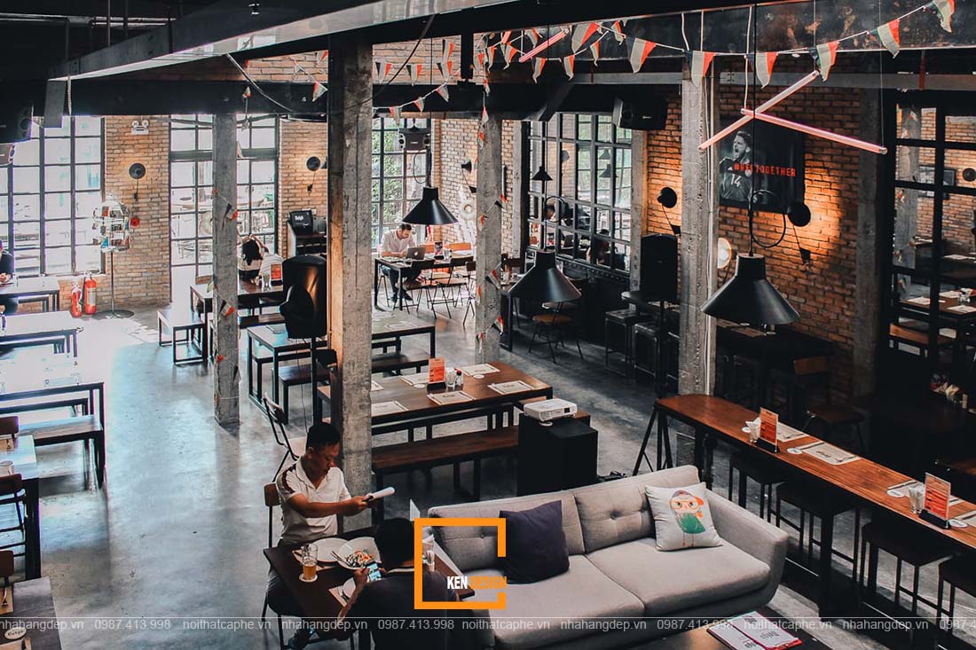 thiết kế nhà hàng phong cách Bắc Âu