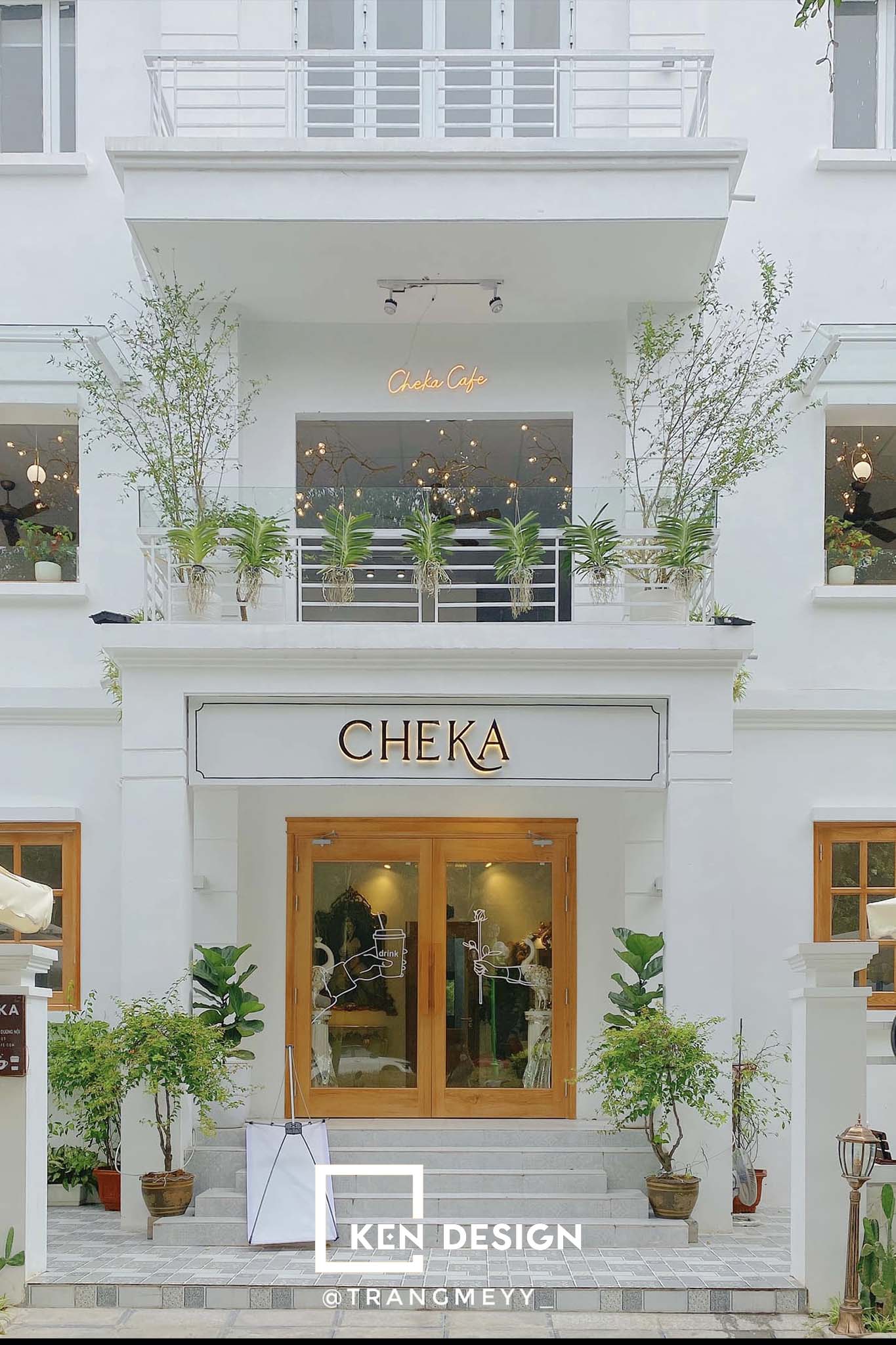 Thiết kế quán cafe Cheka Cafe & Spa