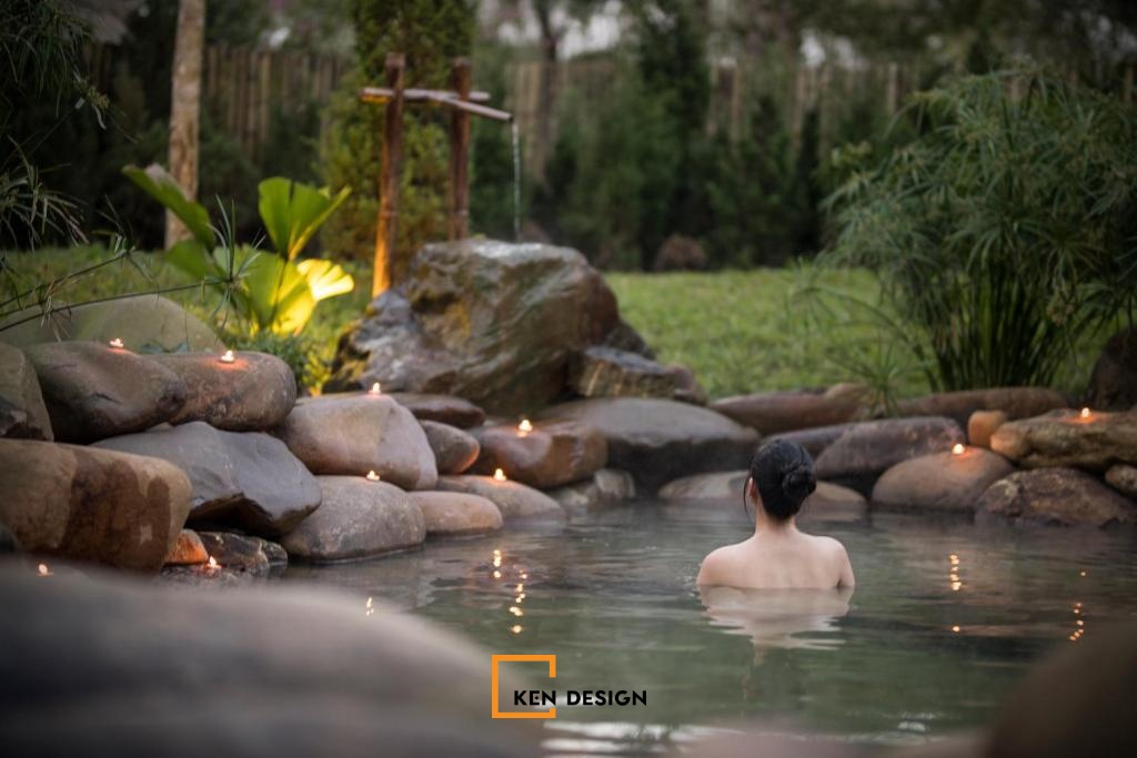 Suối khoáng Thanh Tân của Alba Wellness Resort By Fusion