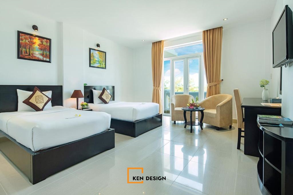 Review The Sailing Bay Beach Resort về phong cách thiết kế