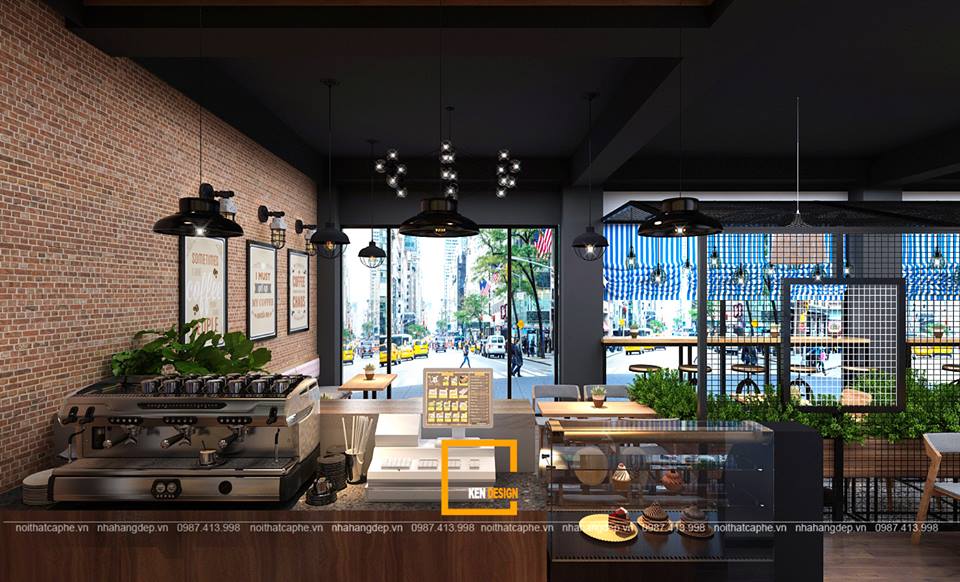 Thiết kế quán cà phê Rock - King Coffee