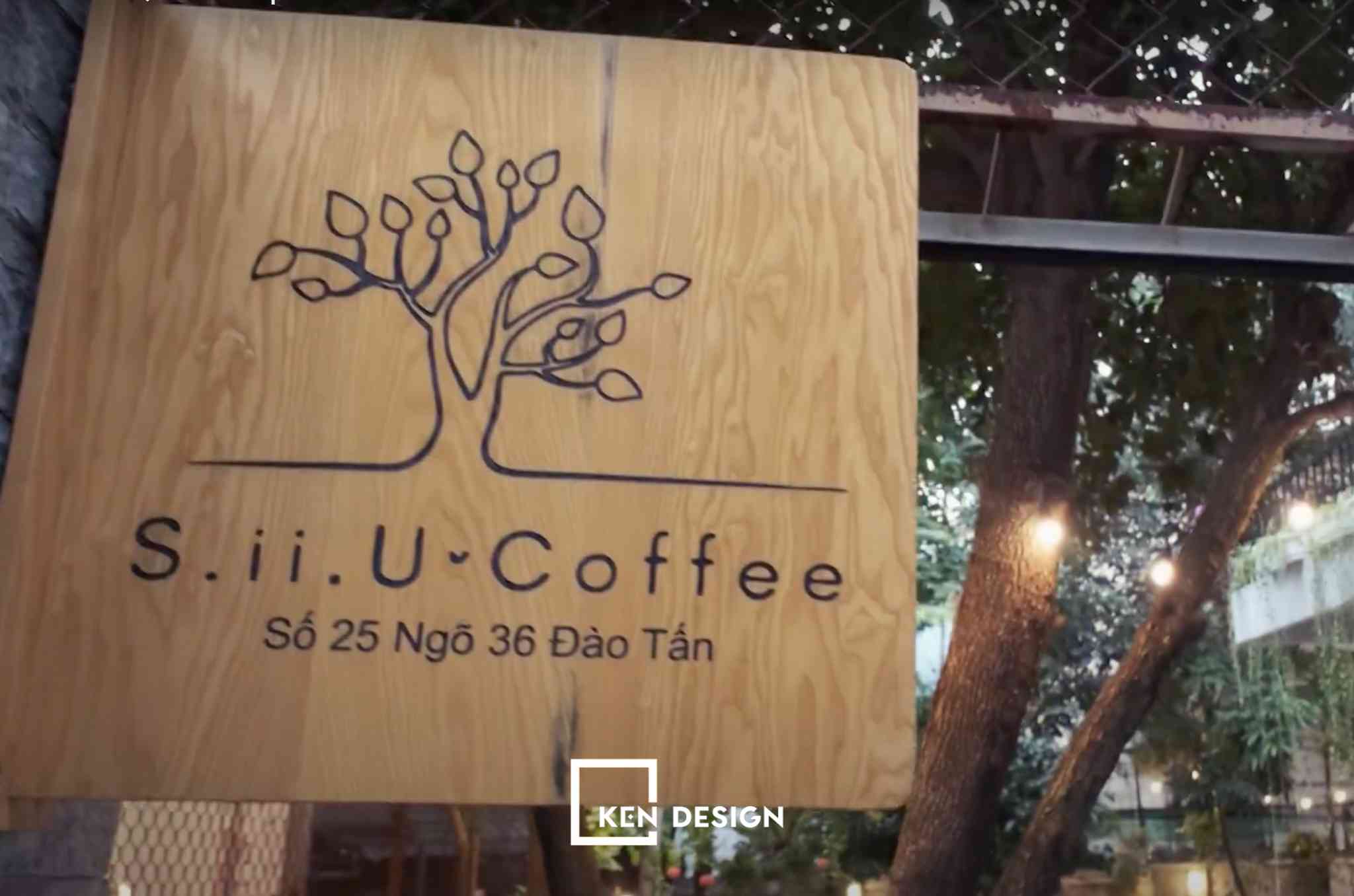 biển hiệu Thiết kế S.ii.U Coffee Đào Tấn