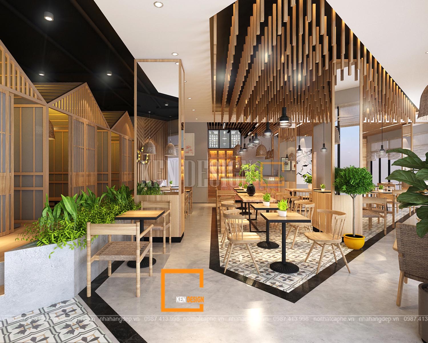 thiết kế quán cafe tại Ninh Bình