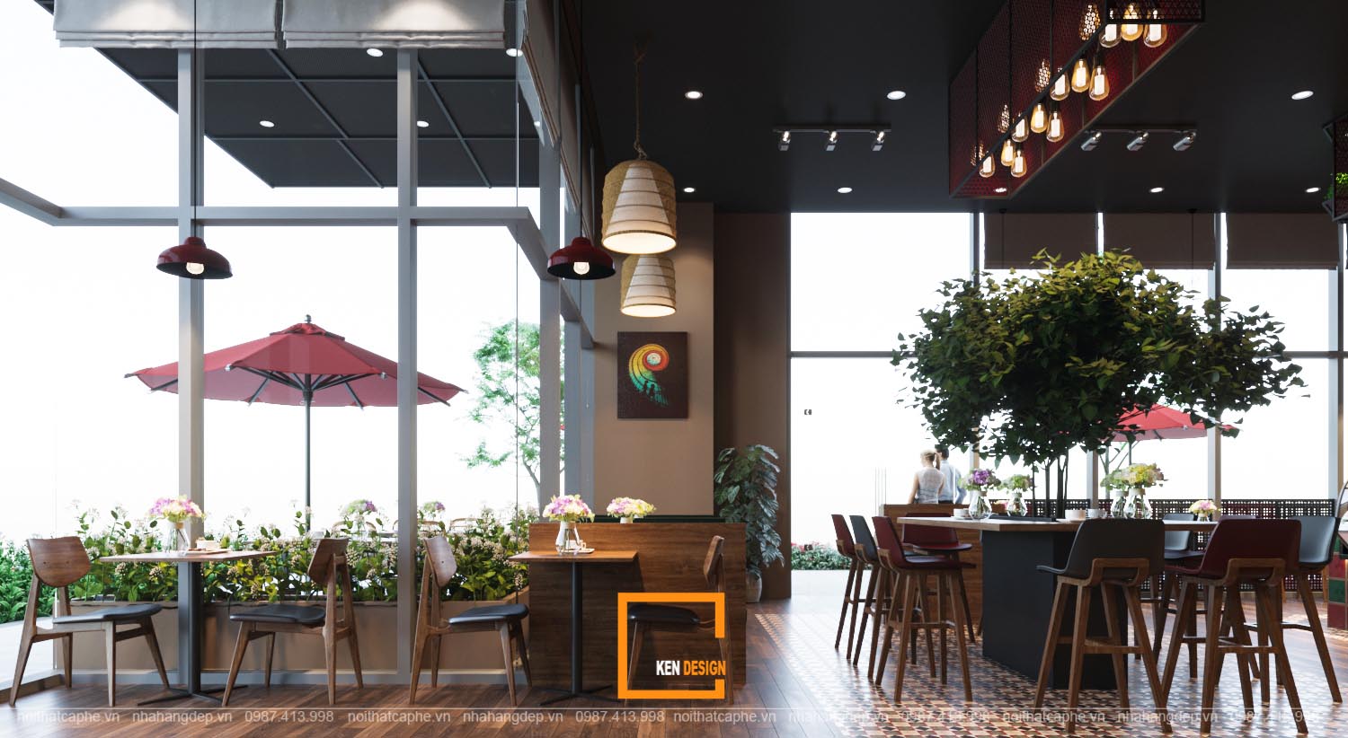 sai lầm thiết kế quán cafe 