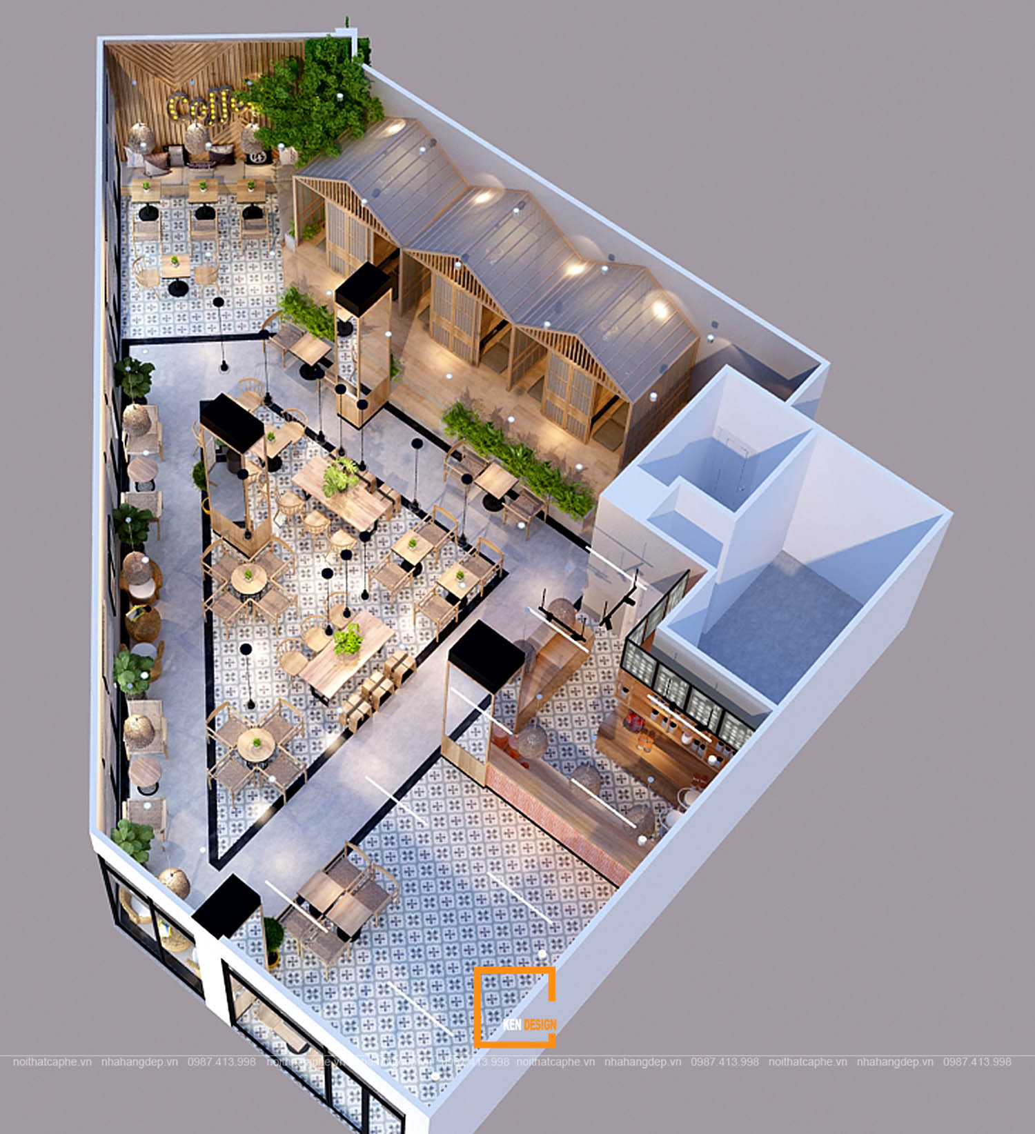 sai lầm thiết kế quán cafe 