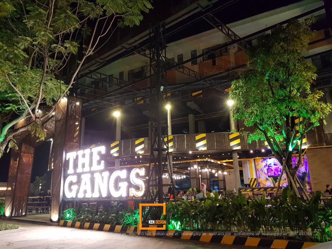 Thi công nhà hàng The Gangs