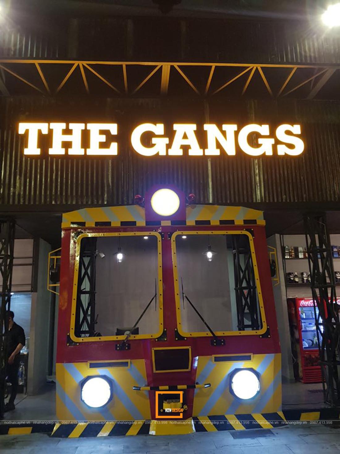 Thi công nhà hàng The Gangs
