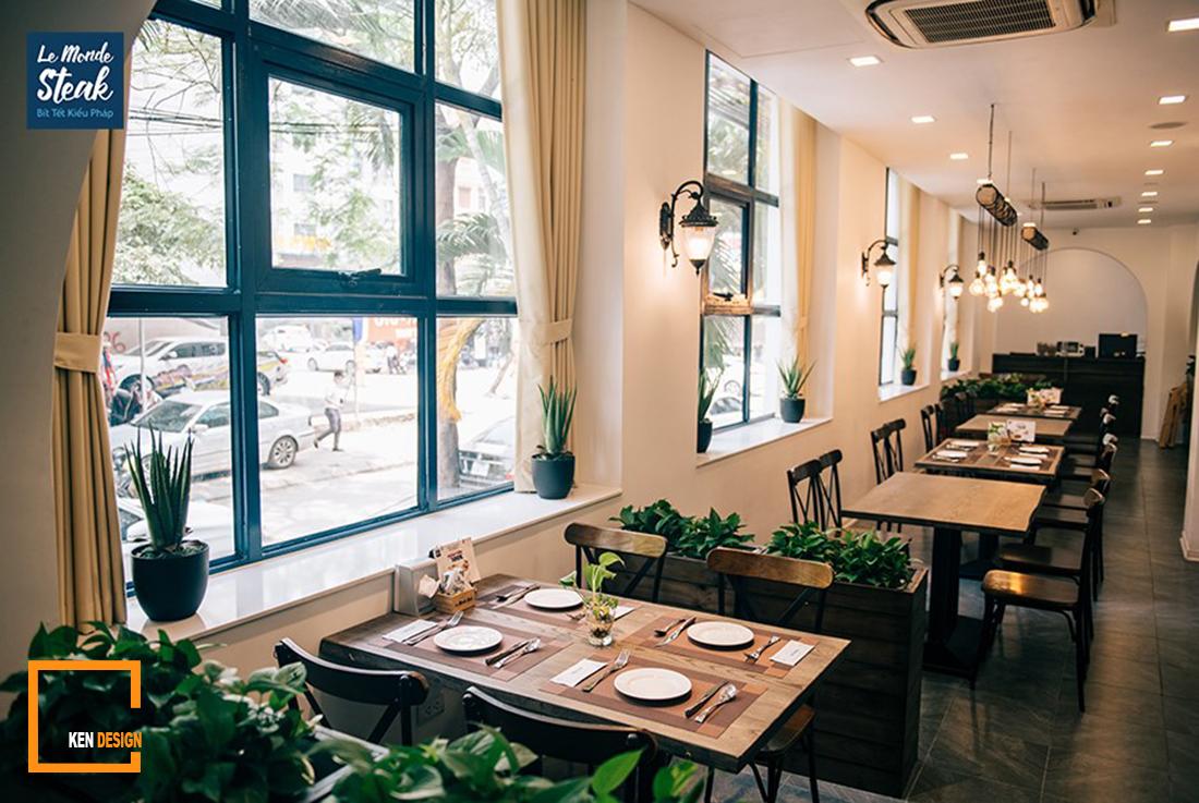 Những phong cách thiết kế nhà hàng bít tết thịnh hành hiện nay