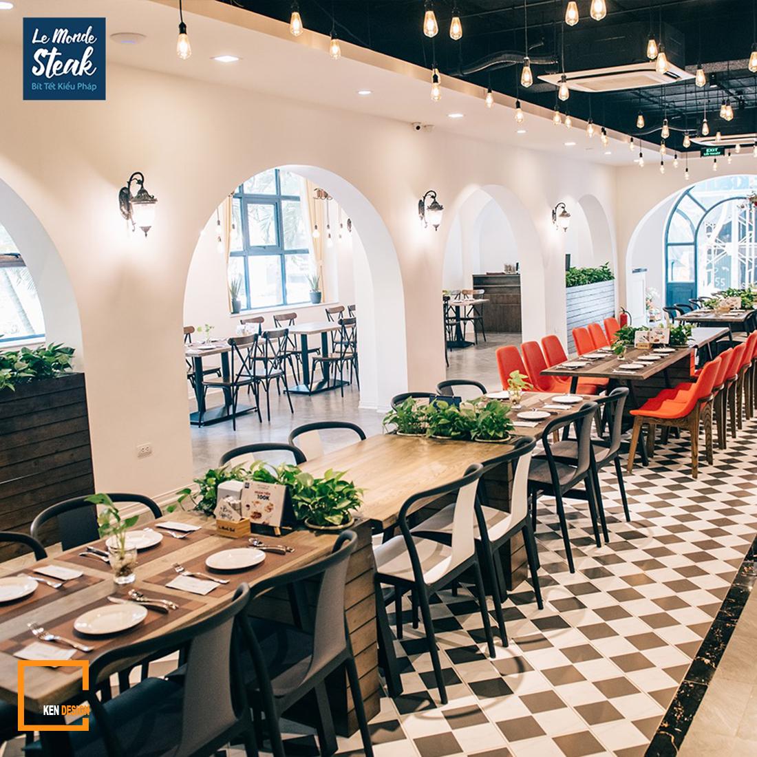 Ngắm nhìn 4 mẫu thiết kế nhà hàng bít tết của KenDesign