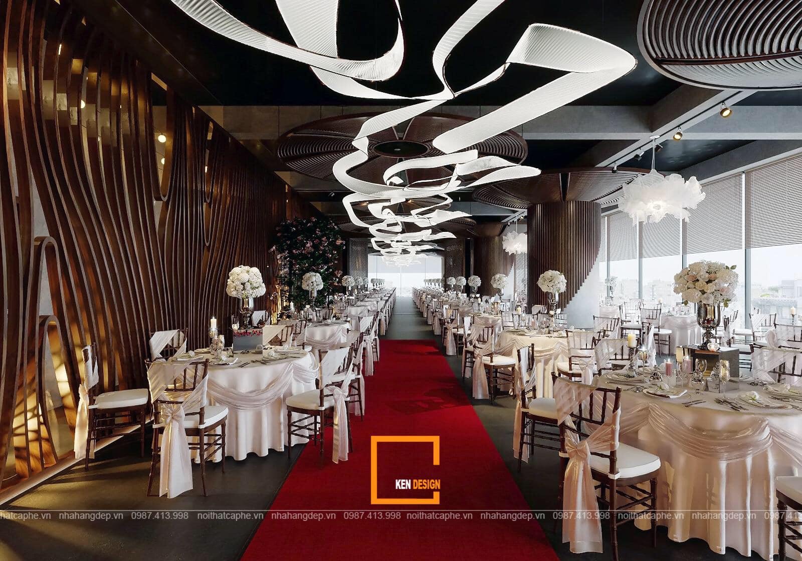 thiết kế không gian nhà hàng 