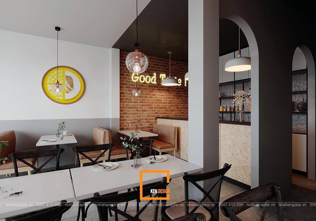 thiết kế không gian nhà hàng 