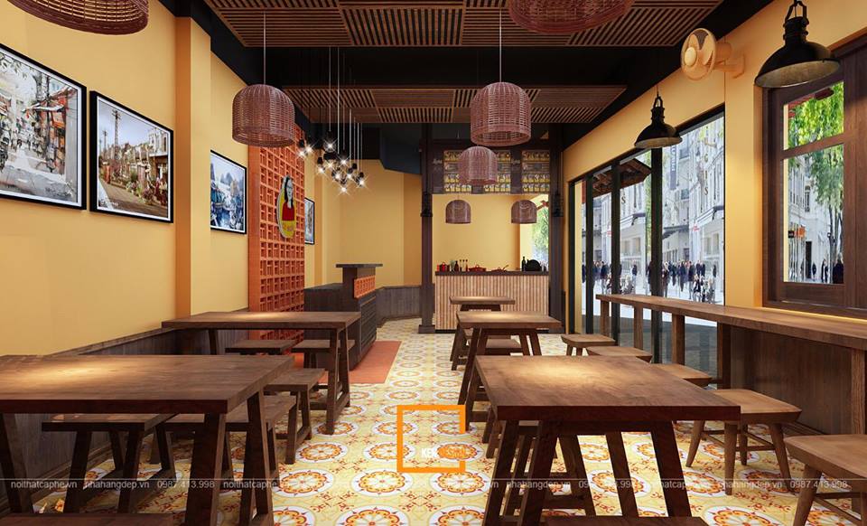 Thiết kế kiến trúc nhà hàng