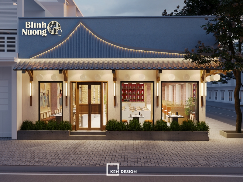 Thiết kế nhà hàng Blinh Nướng tại Bắc Ninh