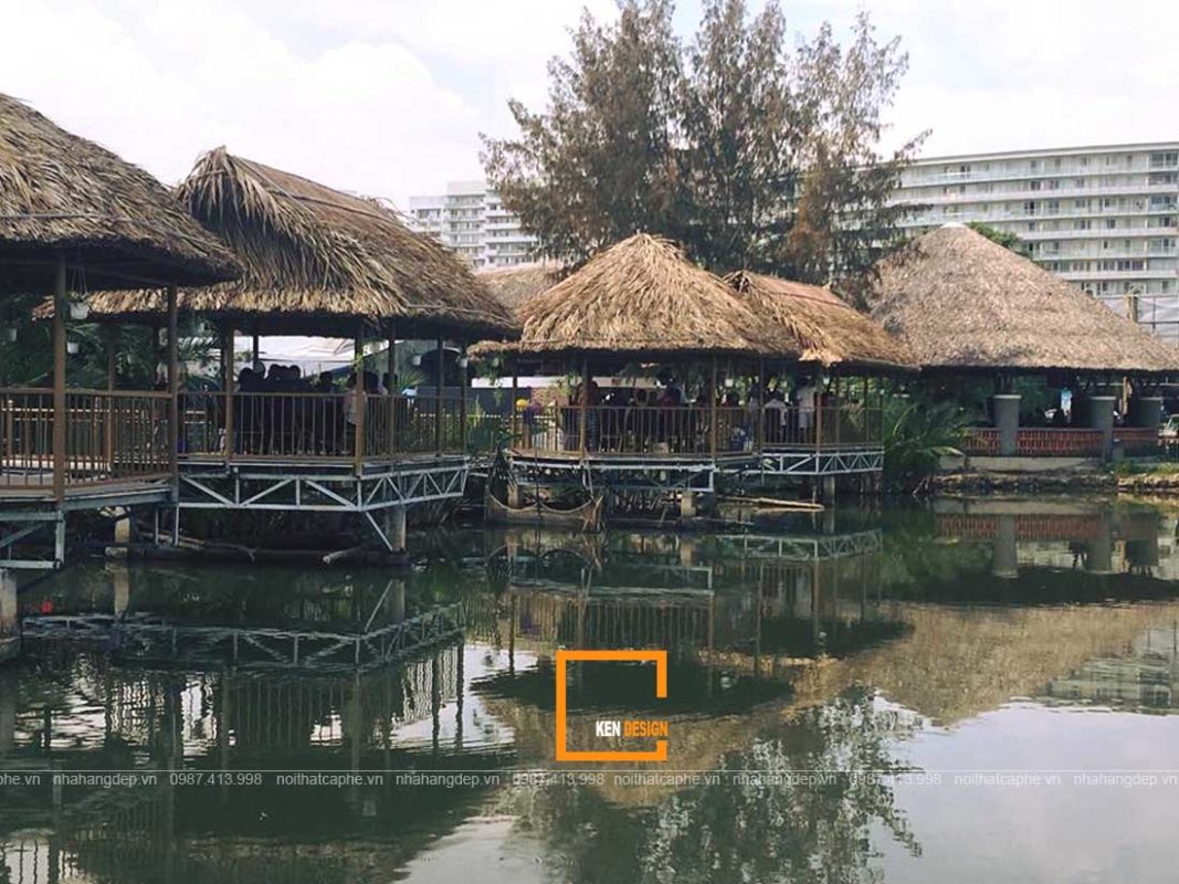 Thiết kế nhà hàng nổi trên sông