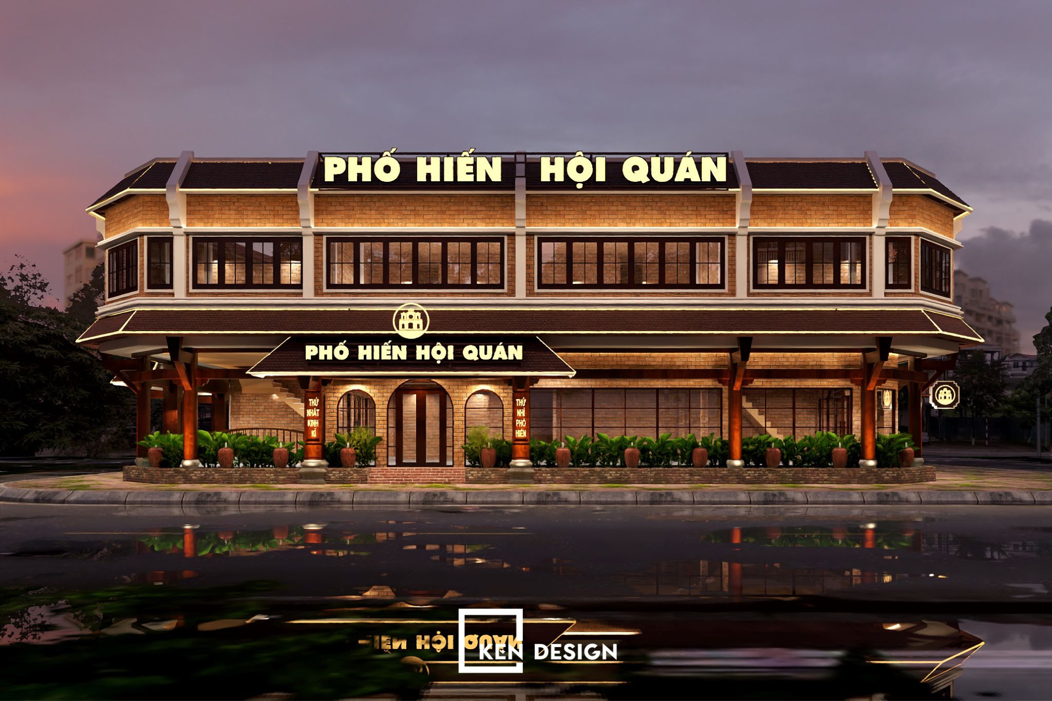 Thiết kế nhà hàng Phố Hiến Hội Quán – Không gian gợi miền ký ức