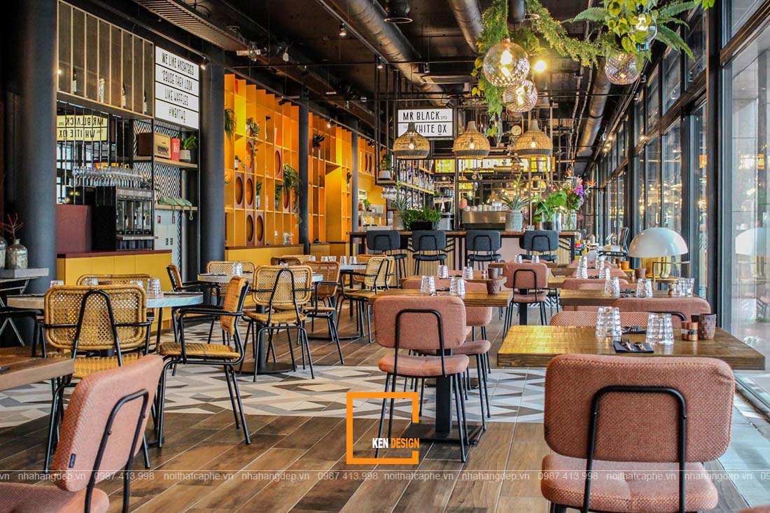 thiết kế nhà hàng tại Lào 