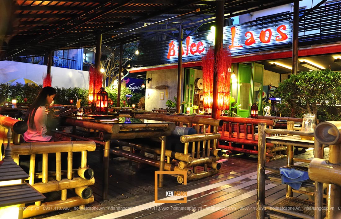 thiết kế nhà hàng tại Lào