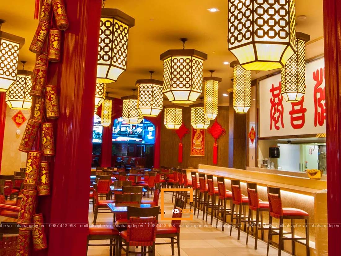 thiết kế nhà hàng Trung Hoa 