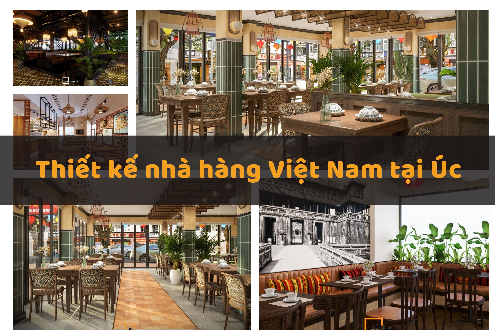 Top 5+ mẫu thiết kế nhà hàng Việt Nam tại Úc