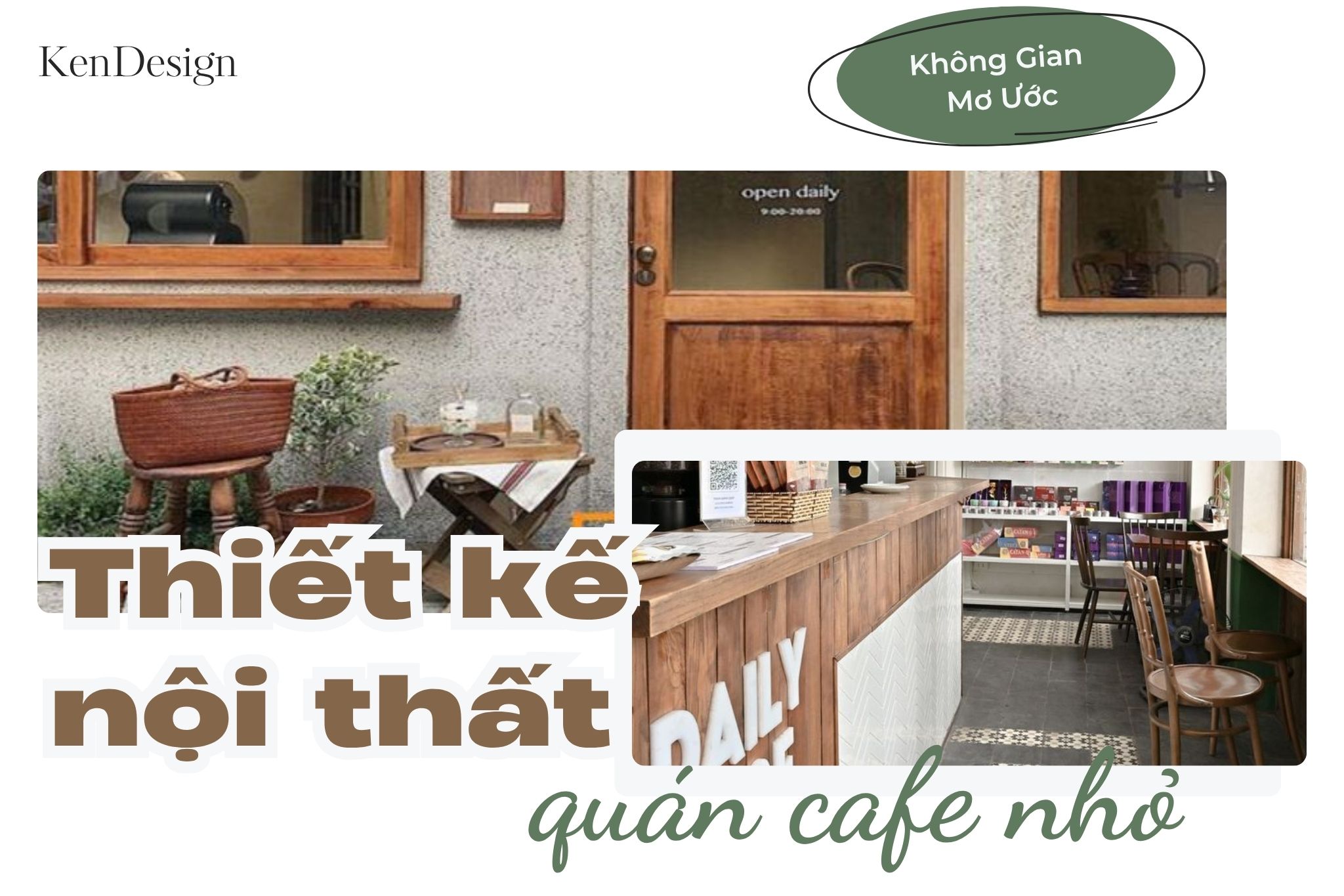 Xu hướng thiết kế nội thất quán cafe nhỏ mới nhất 2025