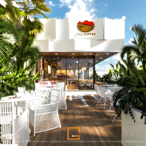 Thiết kế quán cafe Hill Coffee: không gian xanh “đẹp quên lối về”