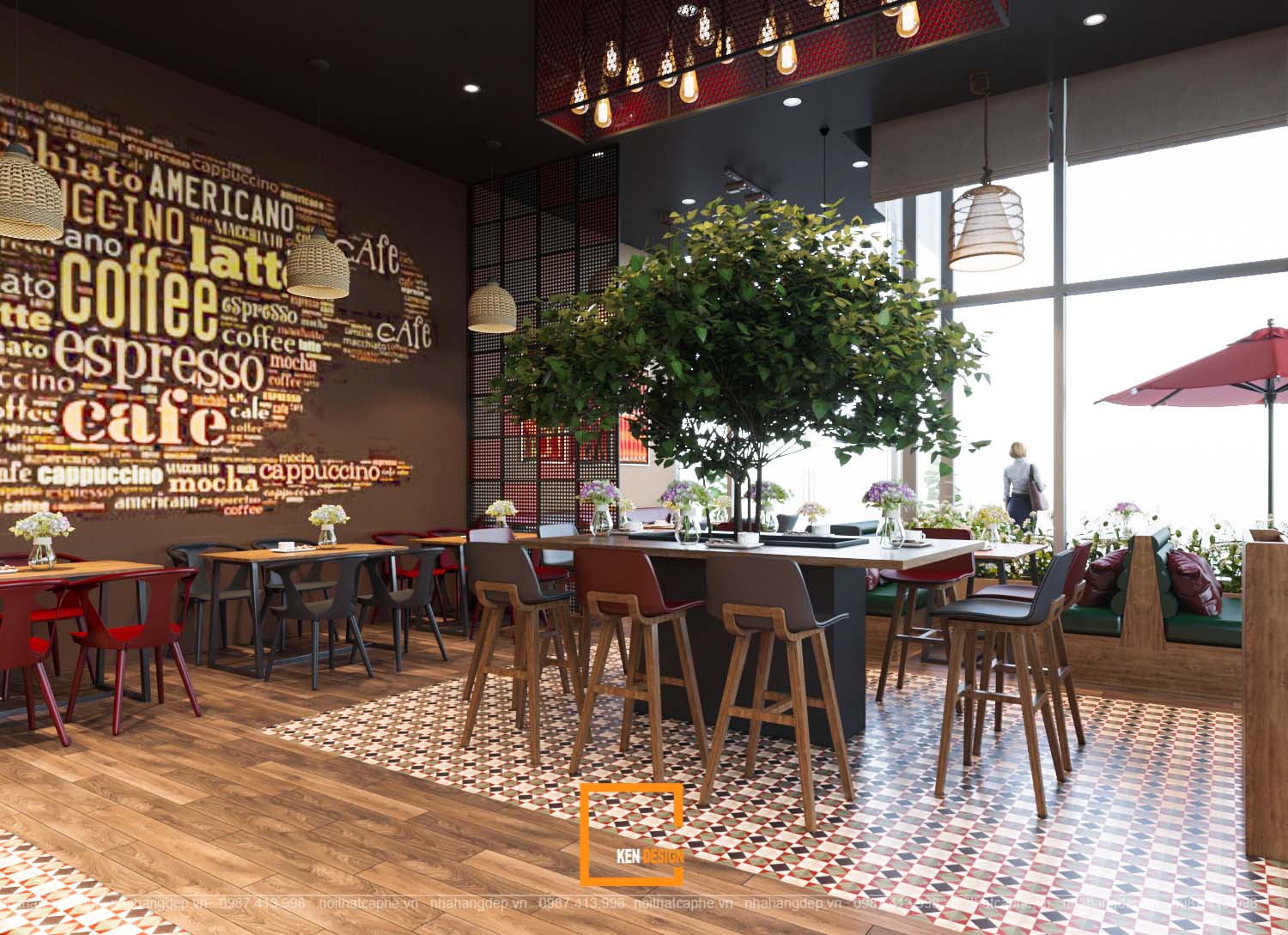 Thiết kế quán cafe phong cách công nghiệp tại Đà Nẵng