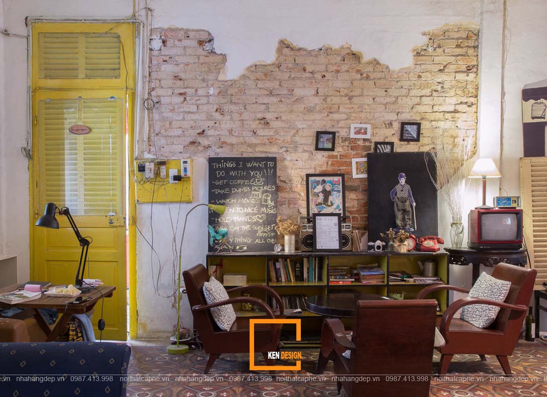  thiết kế quán cafe phong cách vintage