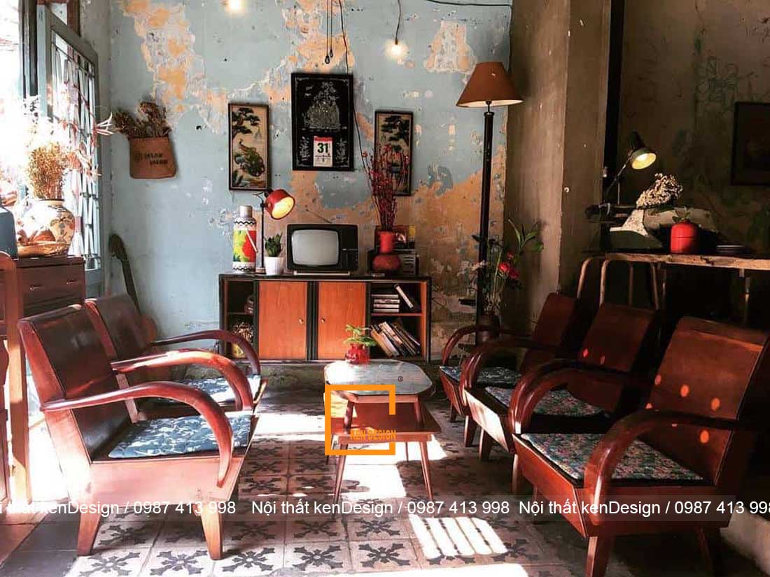  thiết kế quán cafe phong cách vintage