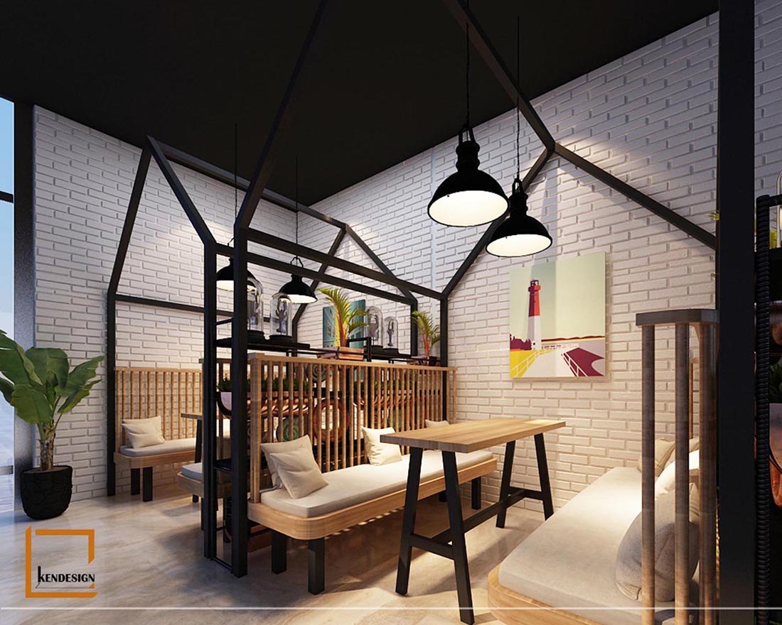 thiết kế quán cafe
