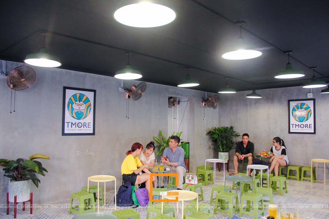 thiết kế quán trà chanh