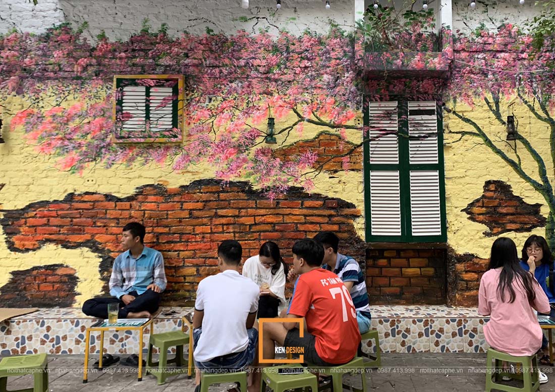 thiết kế quán trà chanh