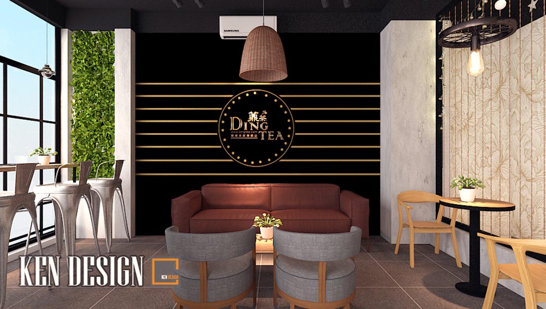 thiết kế quán trà sữa tại Hồ Chí Minh