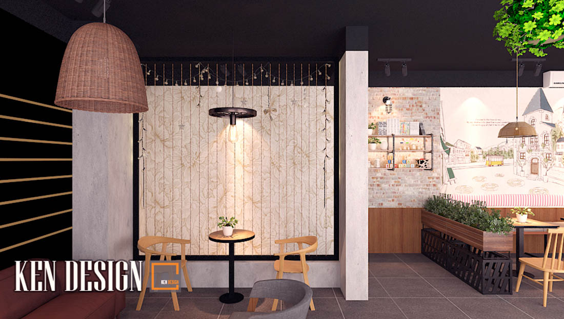 thiết kế quán trà sữa tại Hồ Chí Minh