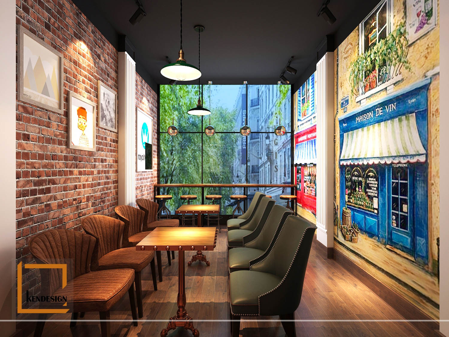 thiết kế quán trà sữa tại Phú Thọ