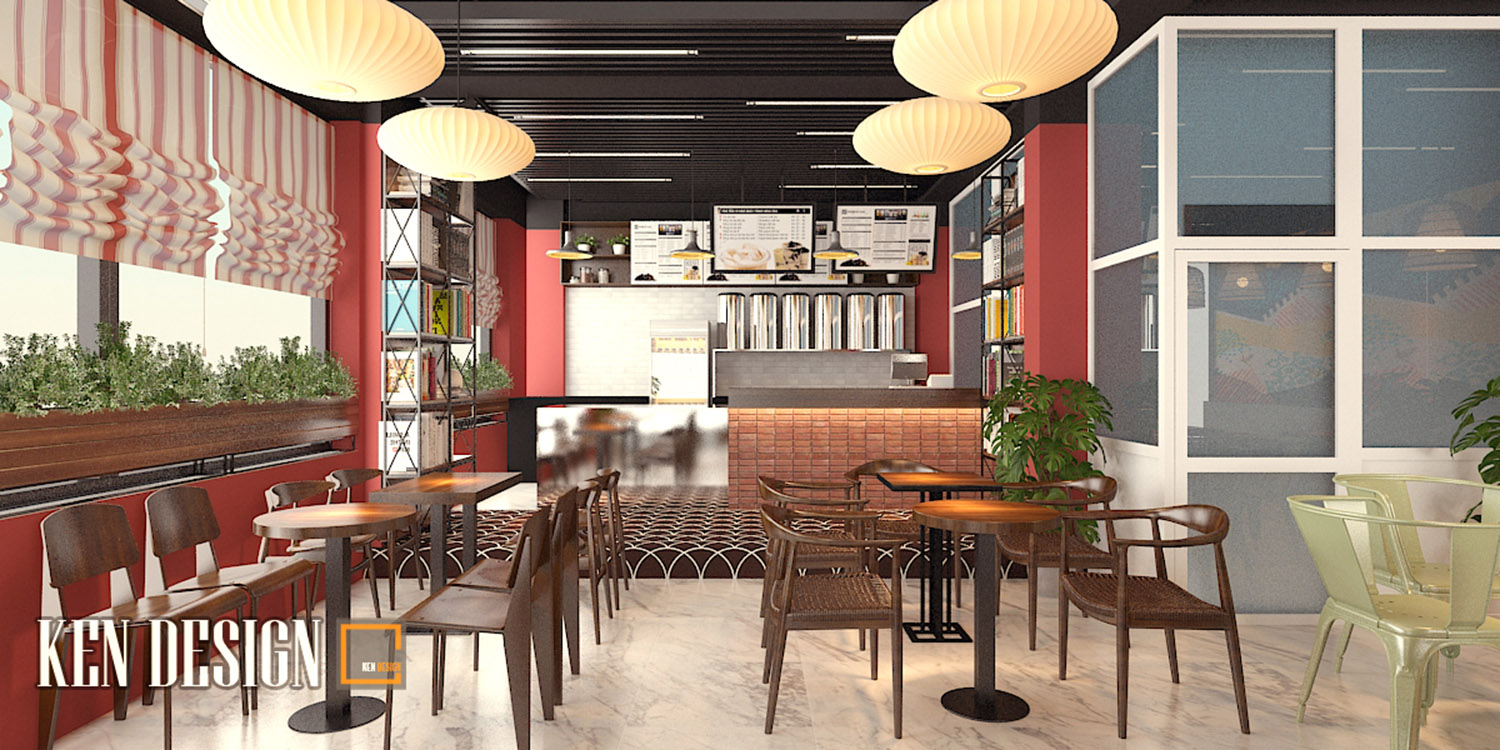 thiết kế quán trà sữa tại Phú Thọ