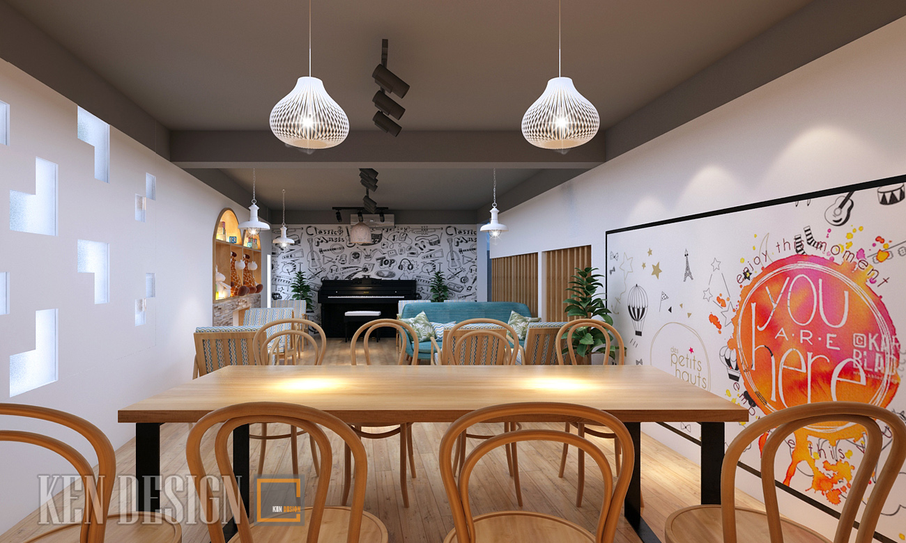 thiết kế quán trà sữa tại Sơn La