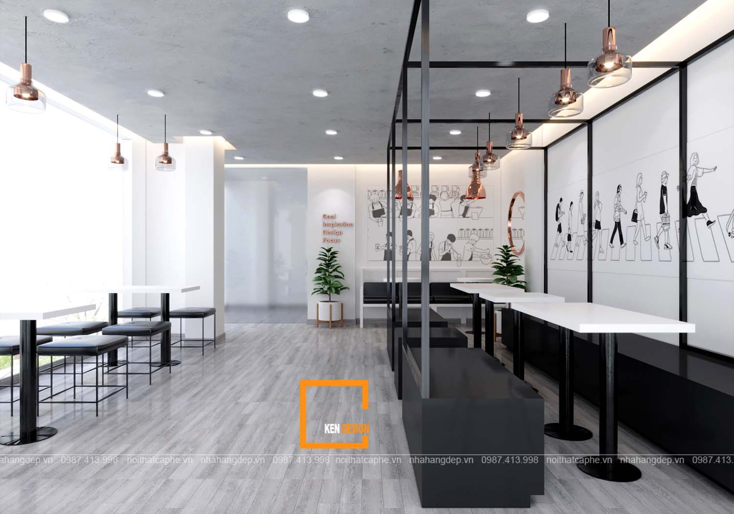  thiết kế quán trà sữa tại Thái Nguyên 