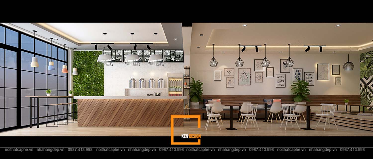 Thiết kế quán trà sữa tại Ba Vì | Kendesign