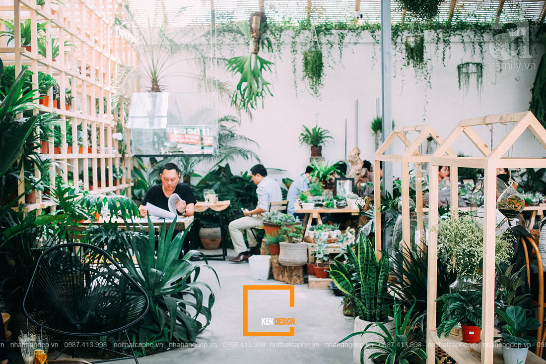  thiết kế quán cafe không gian mở 