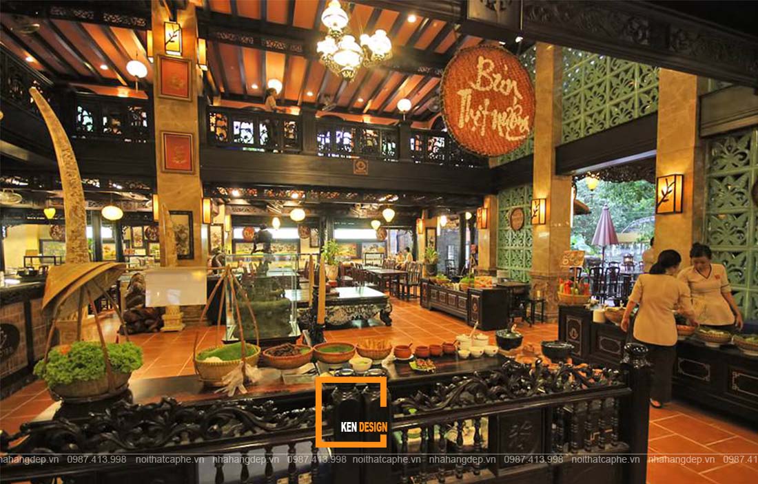 tư vấn thiết kế nhà hàng truyền thống