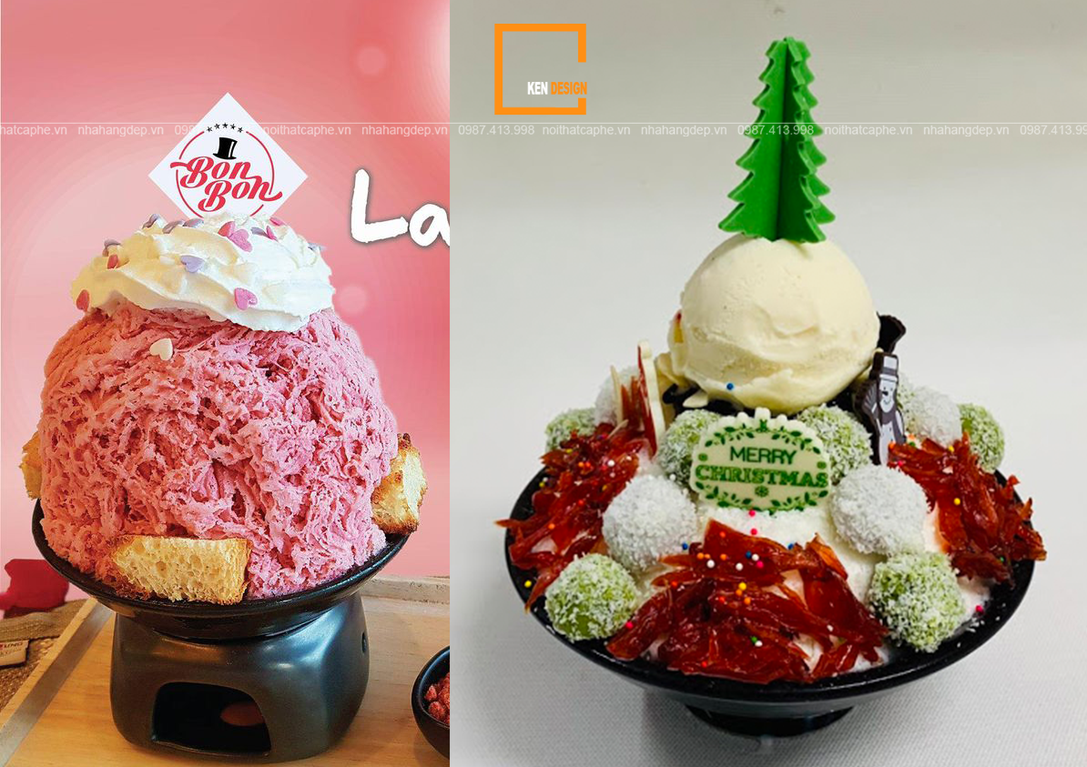 cách-lên-menu-quán-bingsu