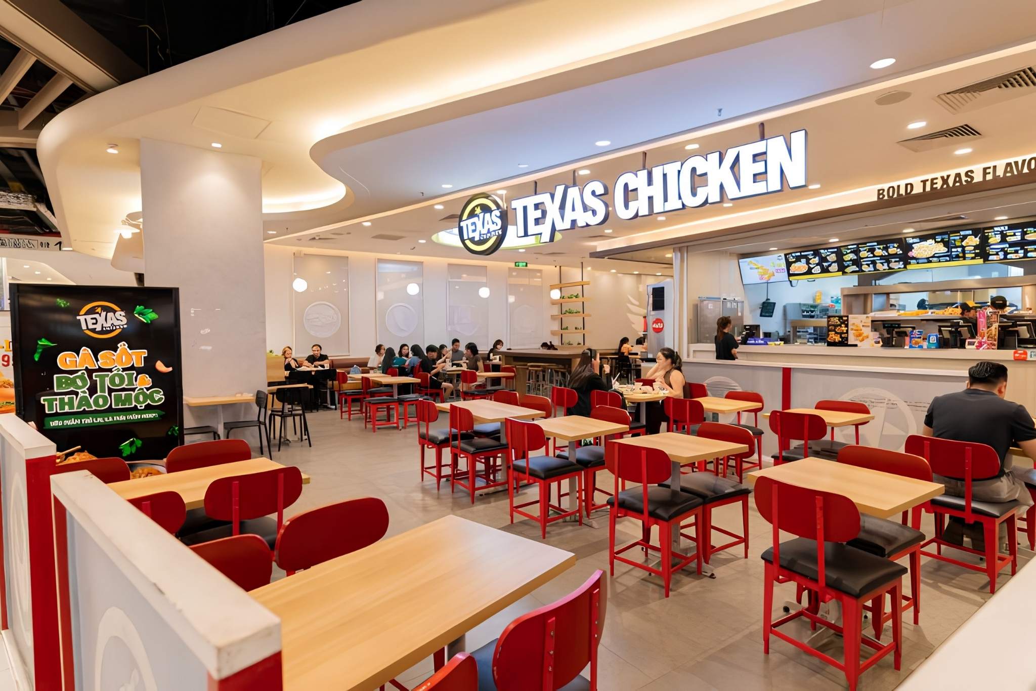 Texas Chicken – Nhà hàng gà rán theo phong cách Mỹ