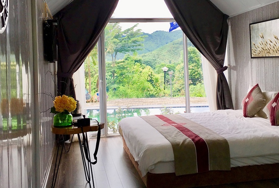 Không gian bên trong bungalow