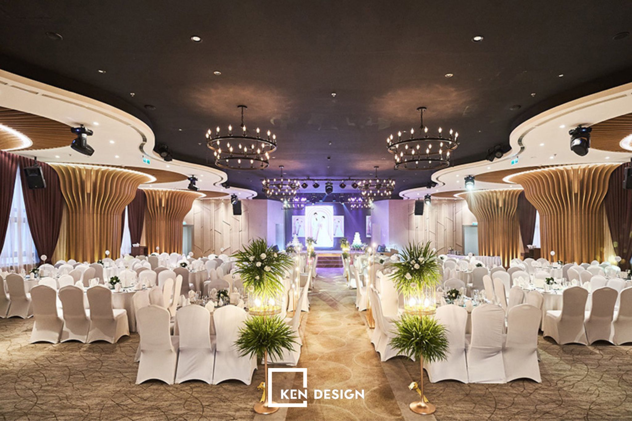 Lưu ý khi thiết kế nhà hàng tiệc cưới không phải phải ai cũng biết