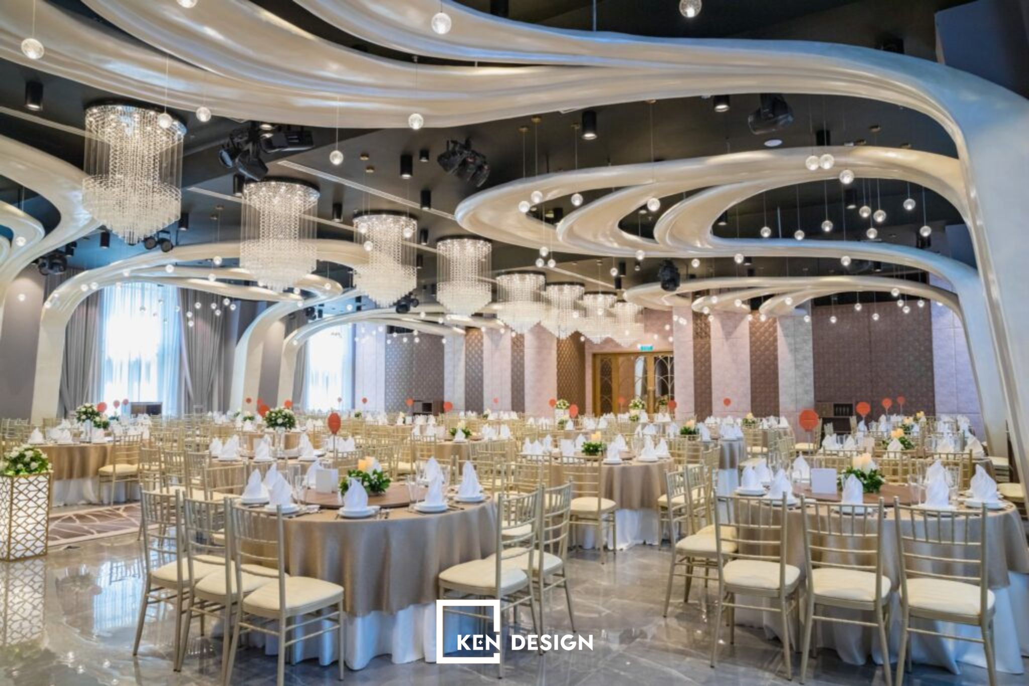 Lưu ý khi thiết kế nhà hàng tiệc cưới không phải phải ai cũng biết