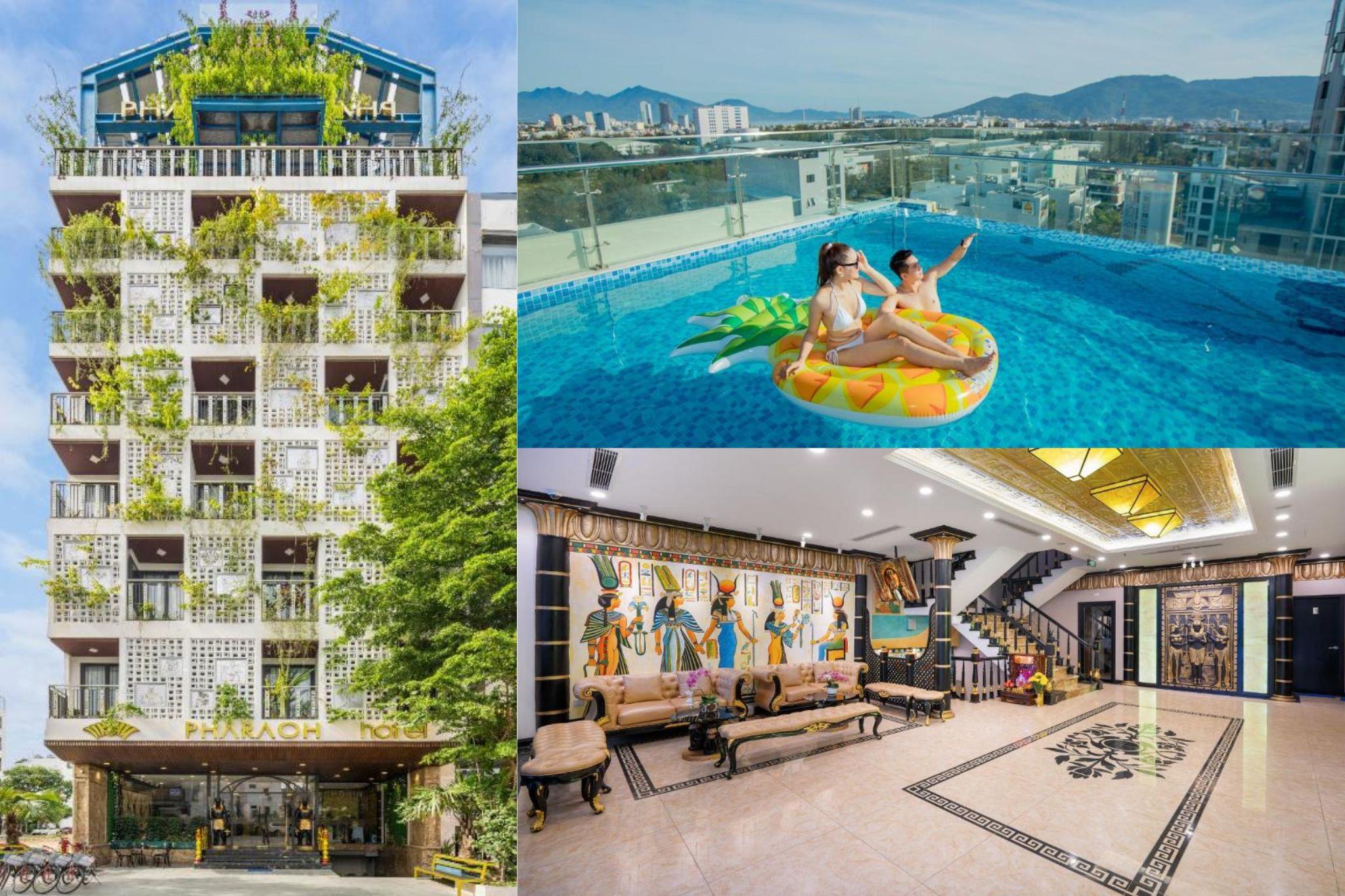 kiến trúc của Pharaoh Boutique Hotel Danang