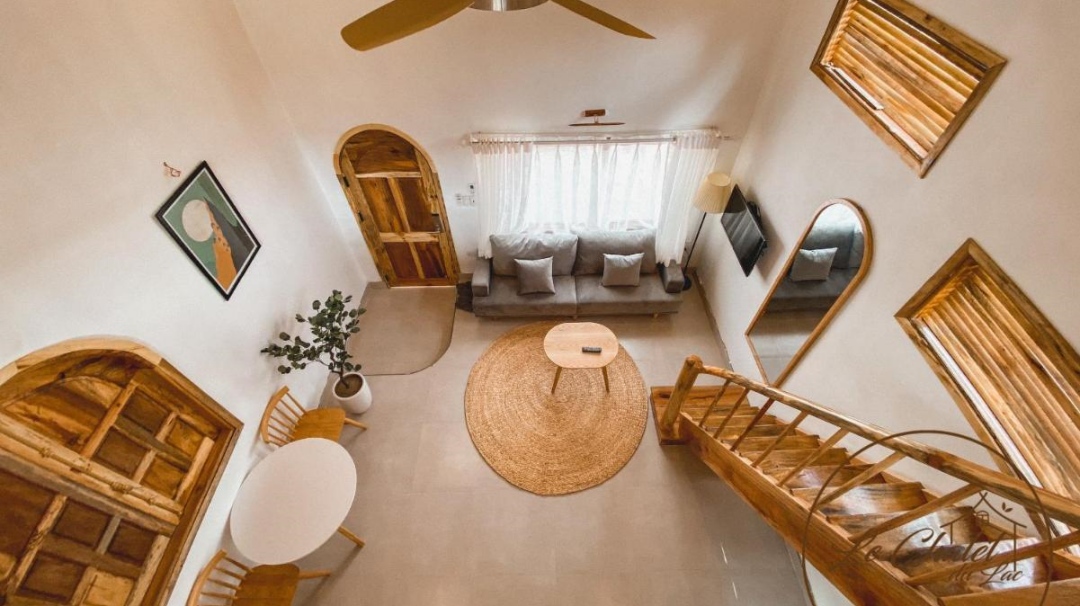 Phòng Deluxe with hammock - homestay Le Chalet du Lac Mộc Châu