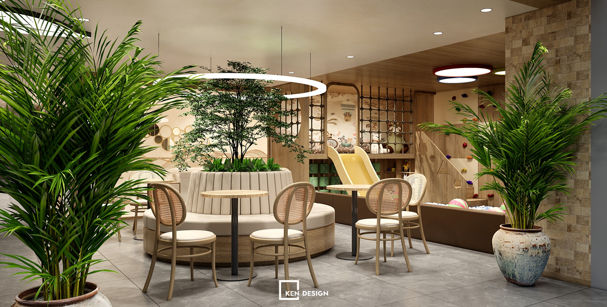 Thiết kế quán cafe Sun Vietnam tại Úc