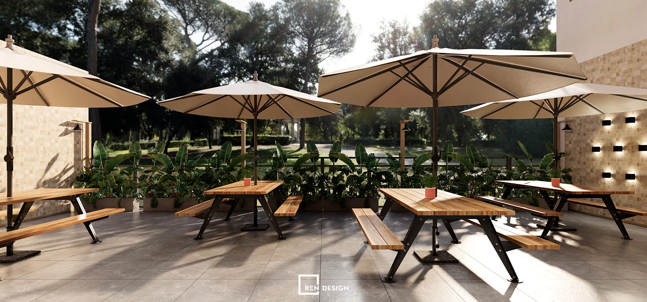 Thiết kế quán cafe Sun Vietnam tại Úc